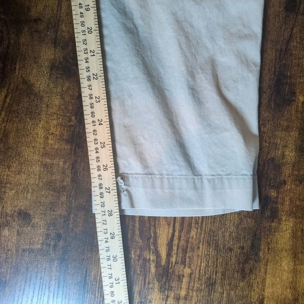 Polo Ralph Lauren Mens 40x30 Stretch Slim Fit Chino Khaki Pants Tan Preppy